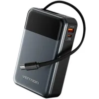 Портативний зарядний пристрій (павербанк) Vention 20000mAh 65W Black (FHYB0)