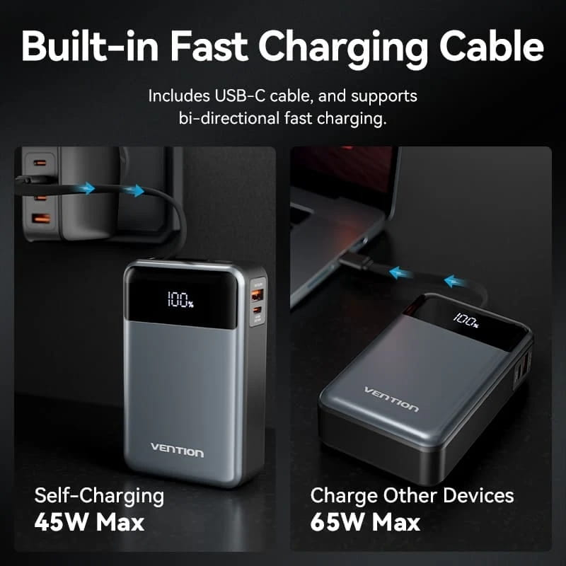 Vention 20000mAh 65W Black (FHYB0)