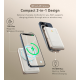 Портативное зарядное устройство (павербанк) Choetech B735 10000mAh White (B735-CCWH)