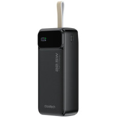 Портативний зарядний пристрій (павербанк) Choetech B730 30000mAh PD 22.5W Black (B730-ACBK)