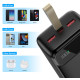 Портативний зарядний пристрій (павербанк) Choetech B730 30000mAh PD 22.5W Black (B730-ACBK)