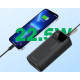 Портативний зарядний пристрій (павербанк) Choetech B730 30000mAh PD 22.5W Black (B730-ACBK)