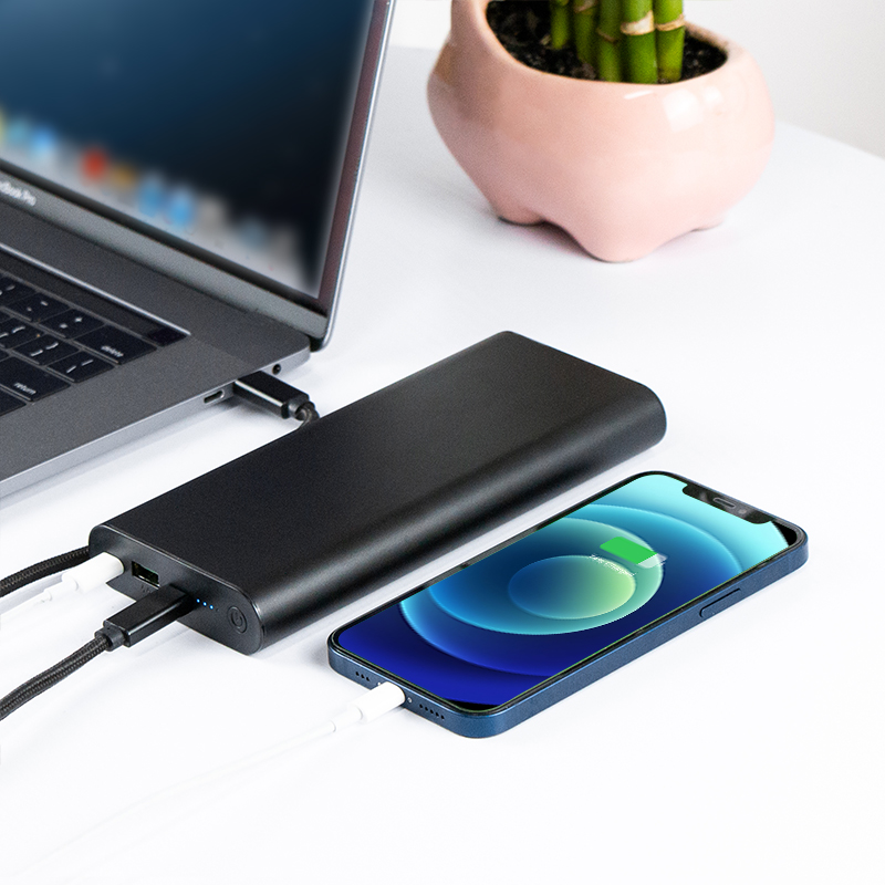 Портативний зарядний пристрій (павербанк) PowerPlant 26800mAh PD/100W+18W QC/3.0 USB-C*2 USB-A (PB930470)