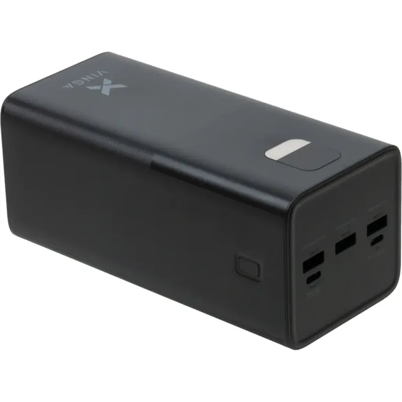 Портативний зарядний пристрій (павербанк) Vinga 50000 mAh 22.5W Display Black (VPBB5022)