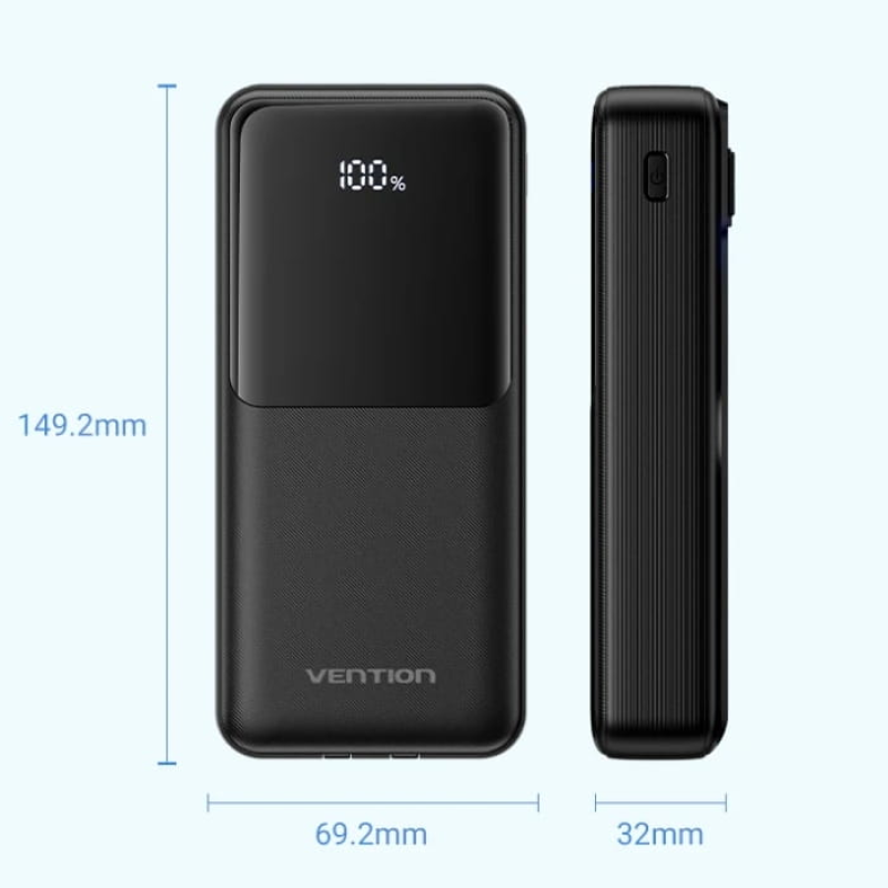 Vention 20000mAh 22.5W Black (FHPB0)