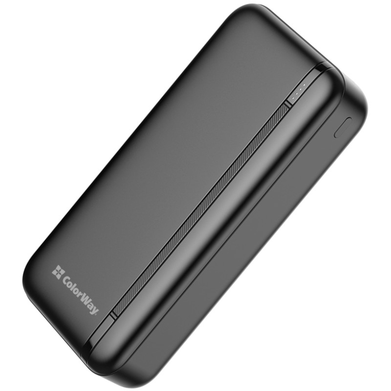 Портативний зарядний пристрій (павербанк) ColorWay 20000mAh 22.5W Black (CW-PB200LPB4BK-PD)