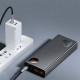 Портативний зарядний пристрій (павербанк) Baseus Power Bank 20000mAh Adaman Metal Digital 65W Black (PPIMDA-D01)