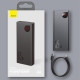 Портативний зарядний пристрій (павербанк) Baseus Power Bank 20000mAh Adaman Metal Digital 65W Black (PPIMDA-D01)