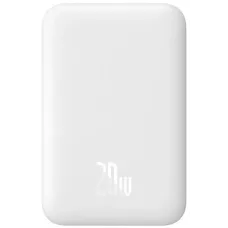 Портативное зарядное устройство (павербанк) Power Bank Baseus Airpow Magnetic 6000mAh 20W (P10022807213-00) White UA UCRF 6932172677015