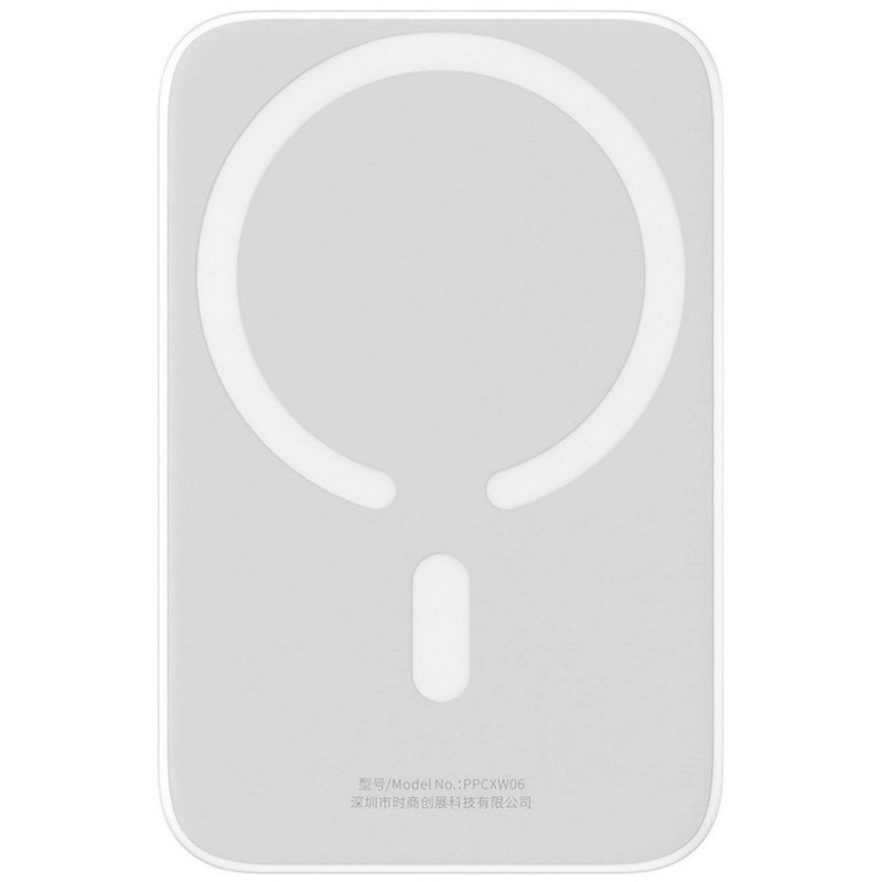 Портативний зарядний пристрій (павербанк) Power Bank Baseus Airpow Magnetic 6000mAh 20W (P10022807213-00) White UA UCRF 6932172677015