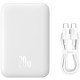 Портативний зарядний пристрій (павербанк) Power Bank Baseus Airpow Magnetic 6000mAh 20W (P10022807213-00) White UA UCRF 6932172677015