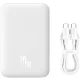 Портативное зарядное устройство (павербанк) Power Bank Baseus Airpow Magnetic 6000mAh 20W (P10022807213-00) White UA UCRF 6932172677015