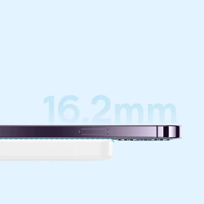 Портативное зарядное устройство (павербанк) Power Bank Baseus Airpow Magnetic 6000mAh 20W (P10022807213-00) White UA UCRF 6932172677015