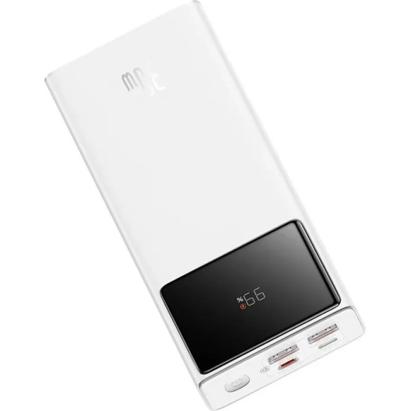 Портативний зарядний пристрій (павербанк) Baseus Star-Lord Digital Display Fast Charging 20000mAh 30W Cluster White P10022904213-00