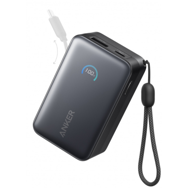 Портативний зарядний пристрій (павербанк) Anker Nano 10000 mAh Black (A1638H11)