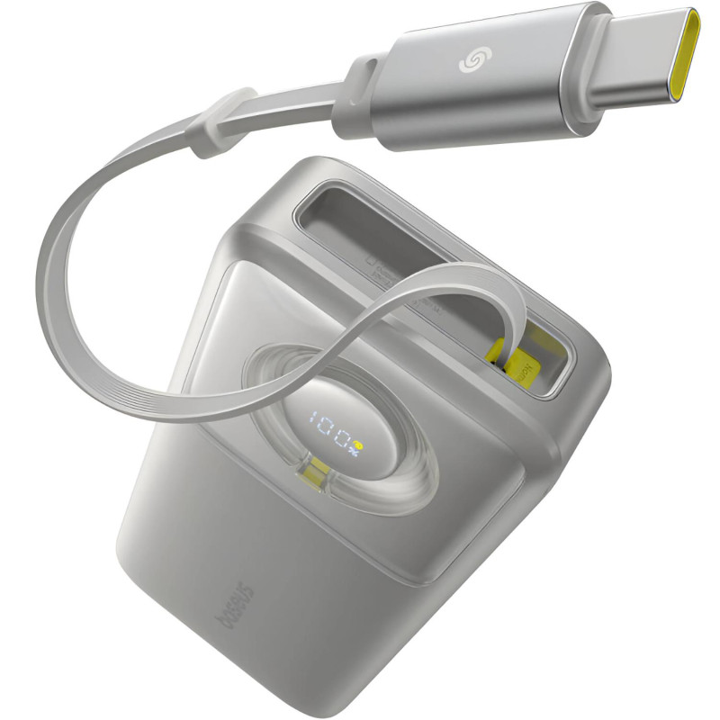 Портативний зарядний пристрій (павербанк) Baseus Free2Pull 20000mAh Lunar Gray (P10073700843-00)