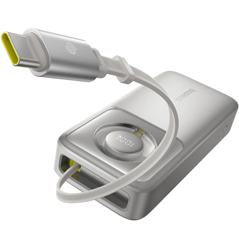 Портативний зарядний пристрій (павербанк) Baseus Free2Pull 20000mAh Lunar Gray (P10073700843-00)