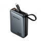 Портативний зарядний пристрій (павербанк) Vention 20000mAh 45W Mini with Built-in USB-C Gray (FHGH0)