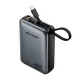 Портативное зарядное устройство (павербанк) Vention 20000mAh 45W Mini with Built-in USB-C Gray (FHGH0)
