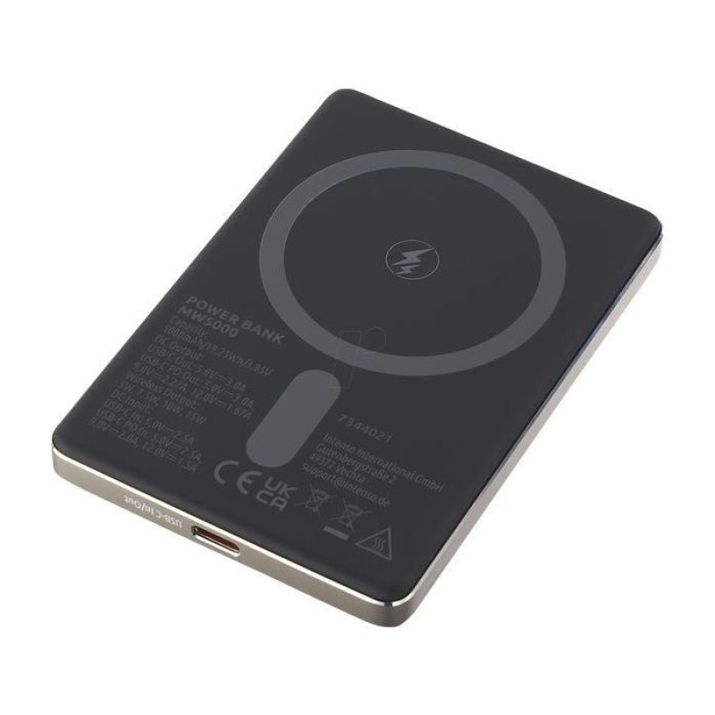 Портативний зарядний пристрій (павербанк) Intenso 5000 mAh MAG MW5000 Champagne (7344021)