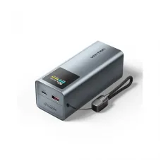 Портативное зарядное устройство (павербанк) Vention 20000 mAh 100W Gray TFT Display Type (FKCH0)