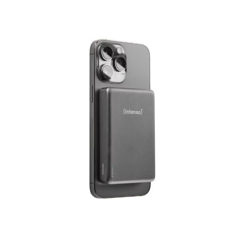 Портативний зарядний пристрій (павербанк) Intenso MW10000 10000mAh Magnetic grey (7344034)