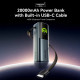 Портативний зарядний пристрій (павербанк) Vention 20000 mAh 165W Gray TFT Display Type (FKFH0)