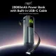 Портативное зарядное устройство (павербанк) Vention 20000 mAh 165W Gray TFT Display Type (FKFH0)