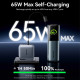 Портативний зарядний пристрій (павербанк) Vention 20000 mAh 165W Gray TFT Display Type (FKFH0)