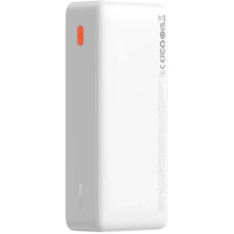 Портативний зарядний пристрій (павербанк) Baseus Airpow 30000mAh 20W Overseas Edition White (PPQD090102)