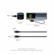 Портативний зарядний пристрій (павербанк) Vention 27000 mAh 200W Gray TFT Display Type (FKGH0)