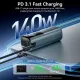 Портативное зарядное устройство (павербанк) Vention 27000 mAh 200W Gray TFT Display Type (FKGH0)