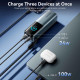 Портативний зарядний пристрій (павербанк) Vention 27000 mAh 200W Gray TFT Display Type (FKGH0)