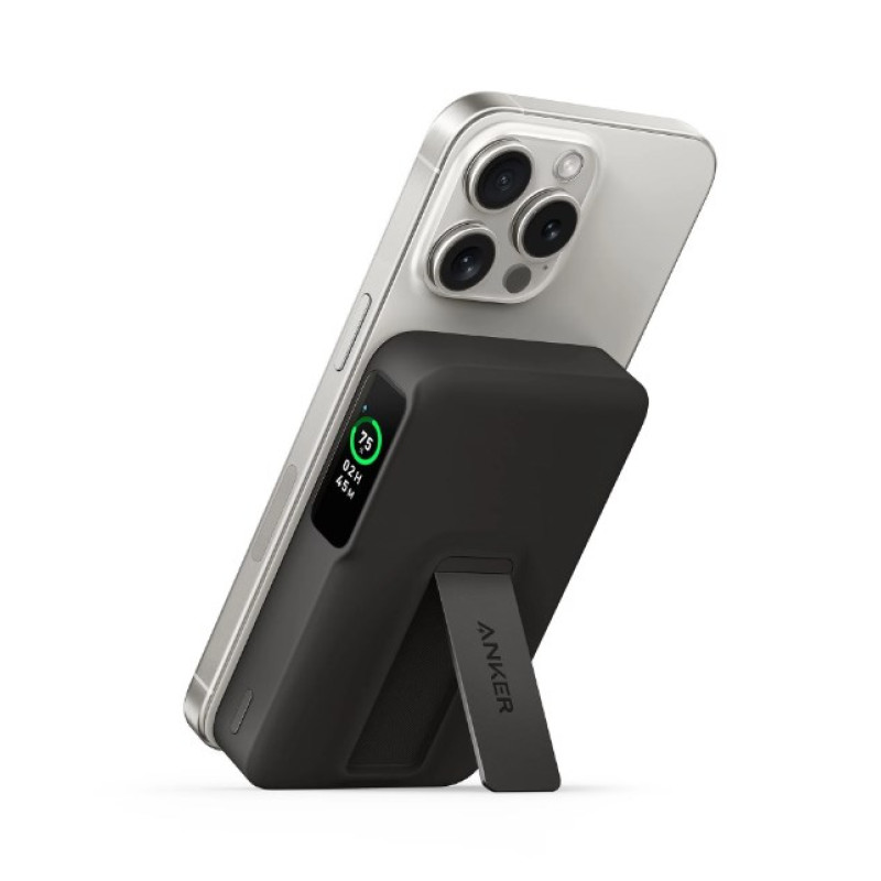 Портативний зарядний пристрій (павербанк) Anker MagGo Power Bank 10000mAh Black (A1654011)