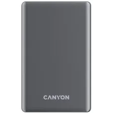 Портативний зарядний пристрій (павербанк) Canyon OnCharge 505 slim 5000mAh 20W Dark Grey (CNS-CPB505DG)