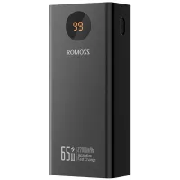 Портативний зарядний пристрій (павербанк) Romoss PEA27S Pro 27000mAh 65W Black (PEA27-282-2111H)