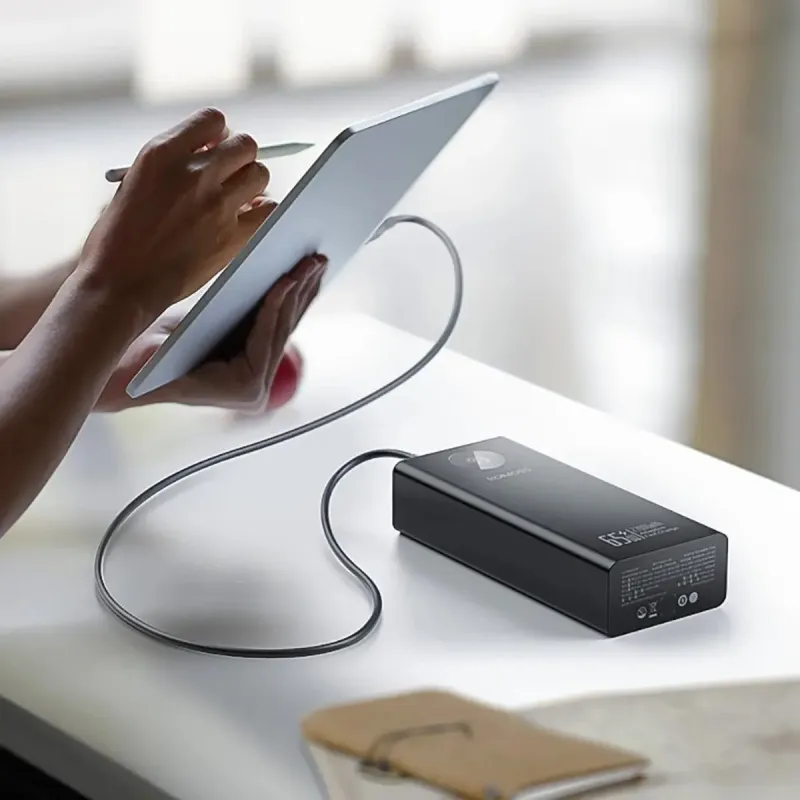 Портативний зарядний пристрій (павербанк) Romoss PEA27S Pro 27000mAh 65W Black (PEA27-282-2111H)