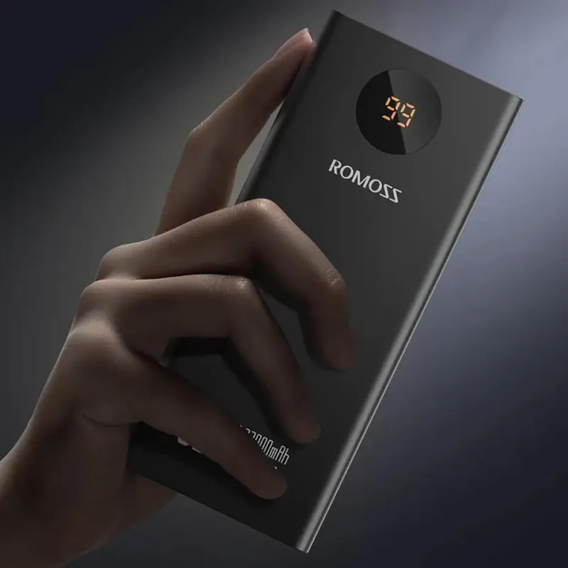 Портативний зарядний пристрій (павербанк) Romoss PEA27S Pro 27000mAh 65W Black (PEA27-282-2111H)