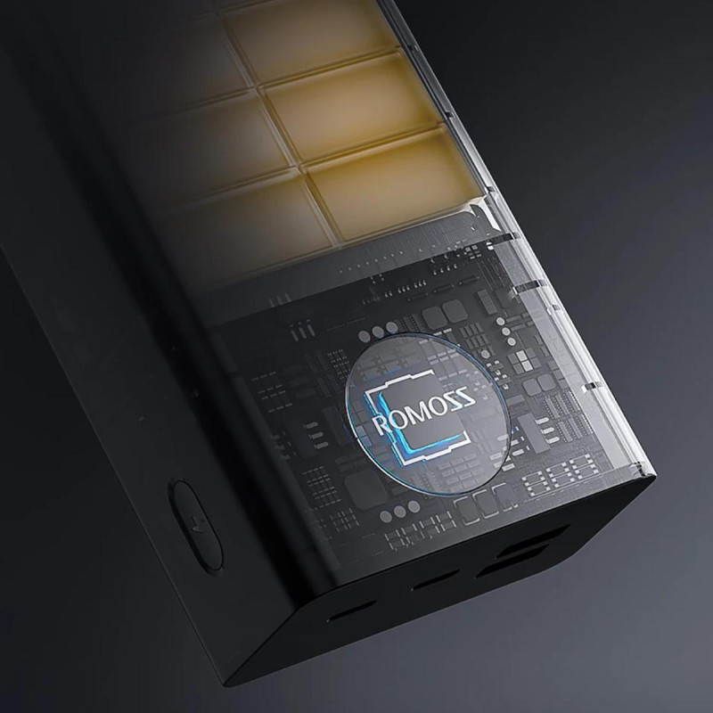 Портативний зарядний пристрій (павербанк) Romoss PEA27S Pro 27000mAh 65W Black (PEA27-282-2111H)