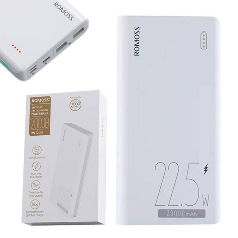 Romoss Sense6F 20000mAh 22,5W White (PH80-611-1133H)