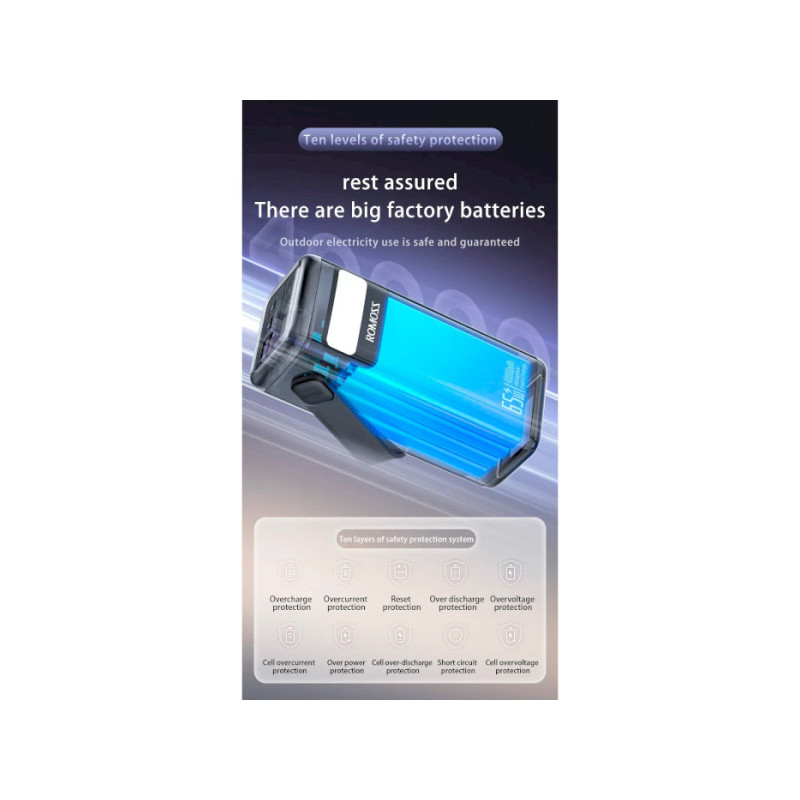 Romoss PMT40 40000mAh 65W Black (PMT40-182-2133H)