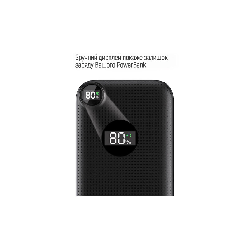 ColorWay LCD 10000mAh Black (CW-PB100LPI3BK-PDD)