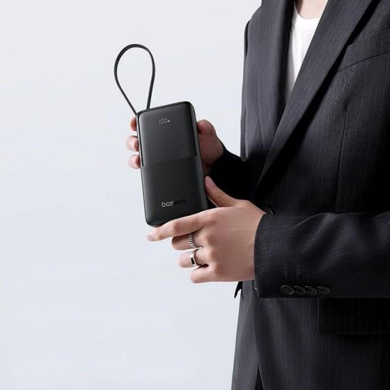 Портативное зарядное устройство (павербанк) Baseus Bipow 2 20000mAh 20W Cluster Black (P10077101113-01)