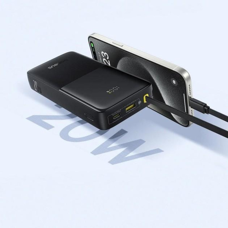 Портативное зарядное устройство (павербанк) Baseus Bipow 2 20000mAh 20W Cluster Black (P10077101113-01)