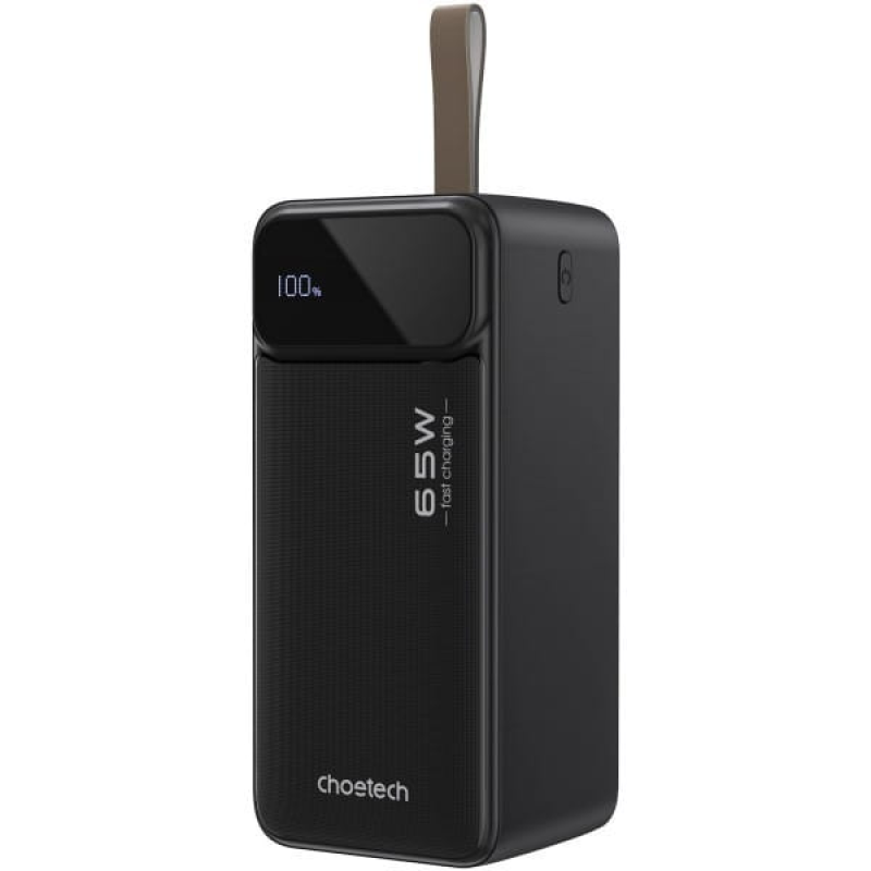 Портативний зарядний пристрій (павербанк) Choetech B733 50000mAh PD 65W Black (B733-CCBK)