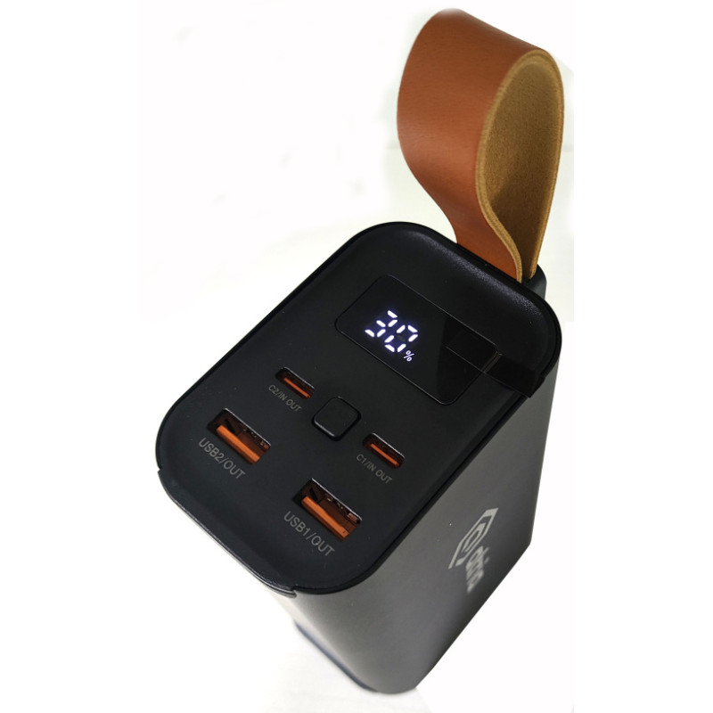 Портативний зарядний пристрій (павербанк) ATRIA WPD-130 30000mAh Black