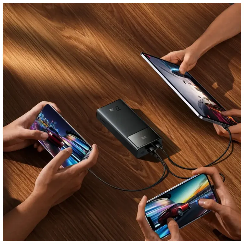 Портативний зарядний пристрій (павербанк) Baseus EnerFill FP41 30000mAh 22.5W Black (E0027K00)