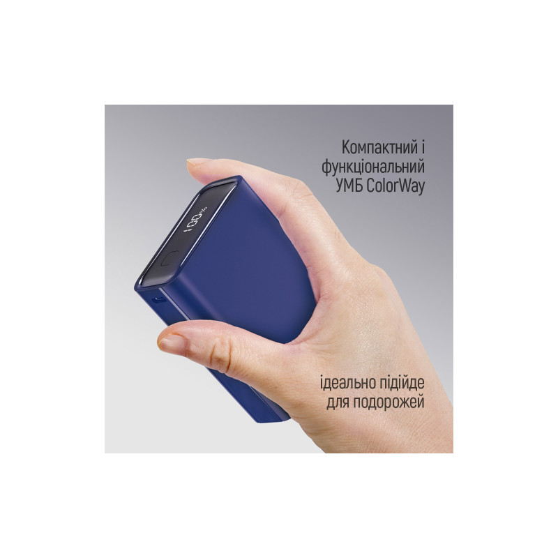 ColorWay Full power 20000mAh Blue (CW-PB200LPG2BL-PDD)