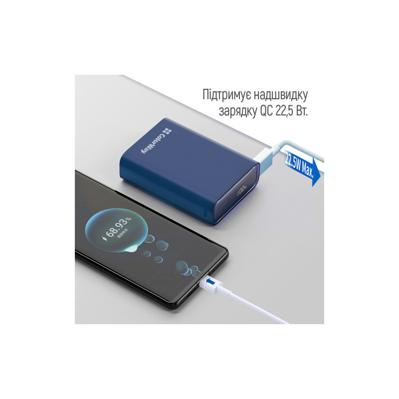 ColorWay Full power 20000mAh Blue (CW-PB200LPG2BL-PDD)