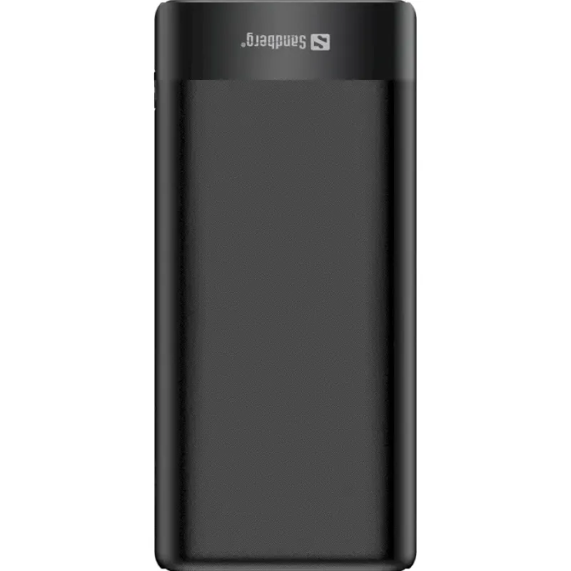 Портативний зарядний пристрій (павербанк) Sandberg PD 65W 3A QC3.0 20000 mAh, USB, 2хType-C OUT (420-62)